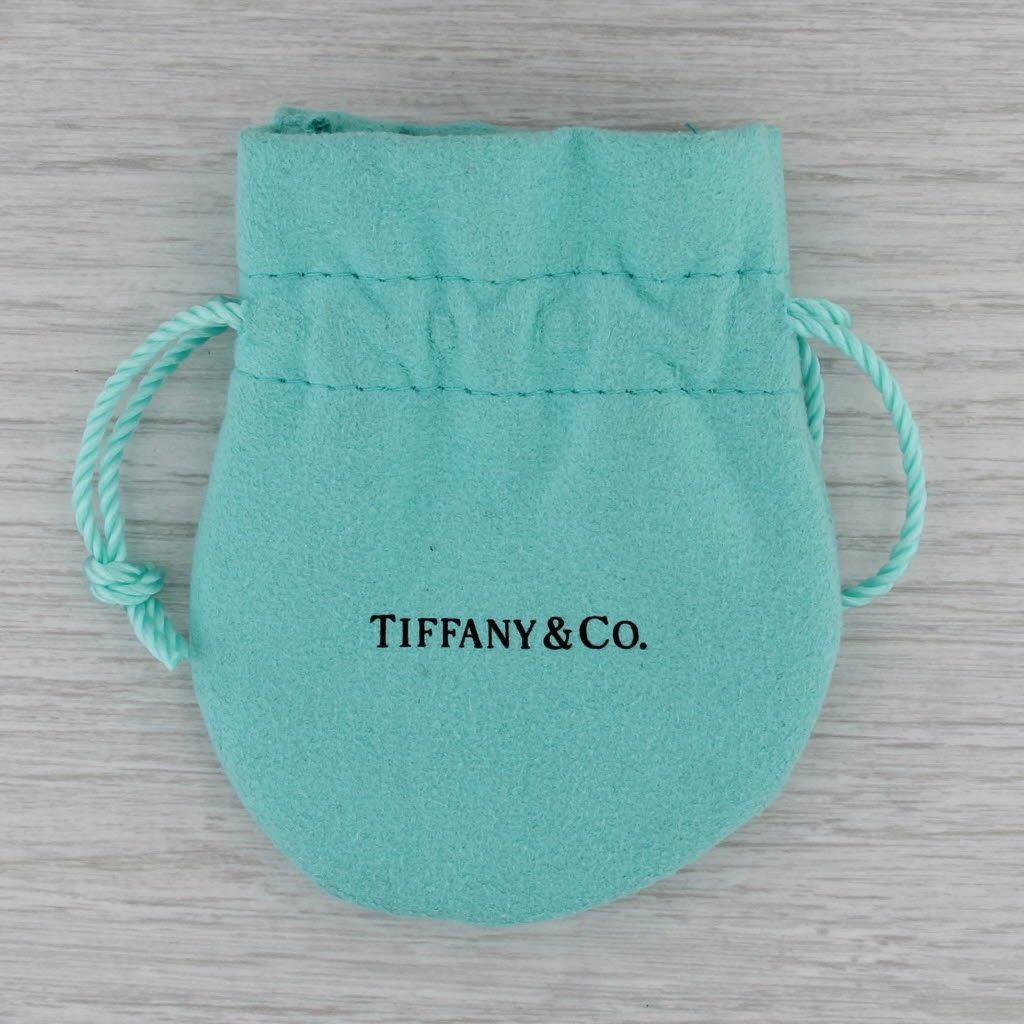 Tiffany & Co Love Knot Stud Earrings w/ Box Pouch Sterling Silver Studs