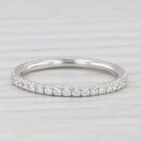 0.40ctw Diamond Eternity Band 950 Platinum Stackable Anniversary Wedding Ring