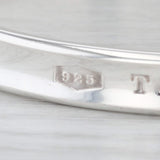 Tiffany & Co Bangle Bracelet Sterling Silver T & Co 1837 7.5" 6.9mm