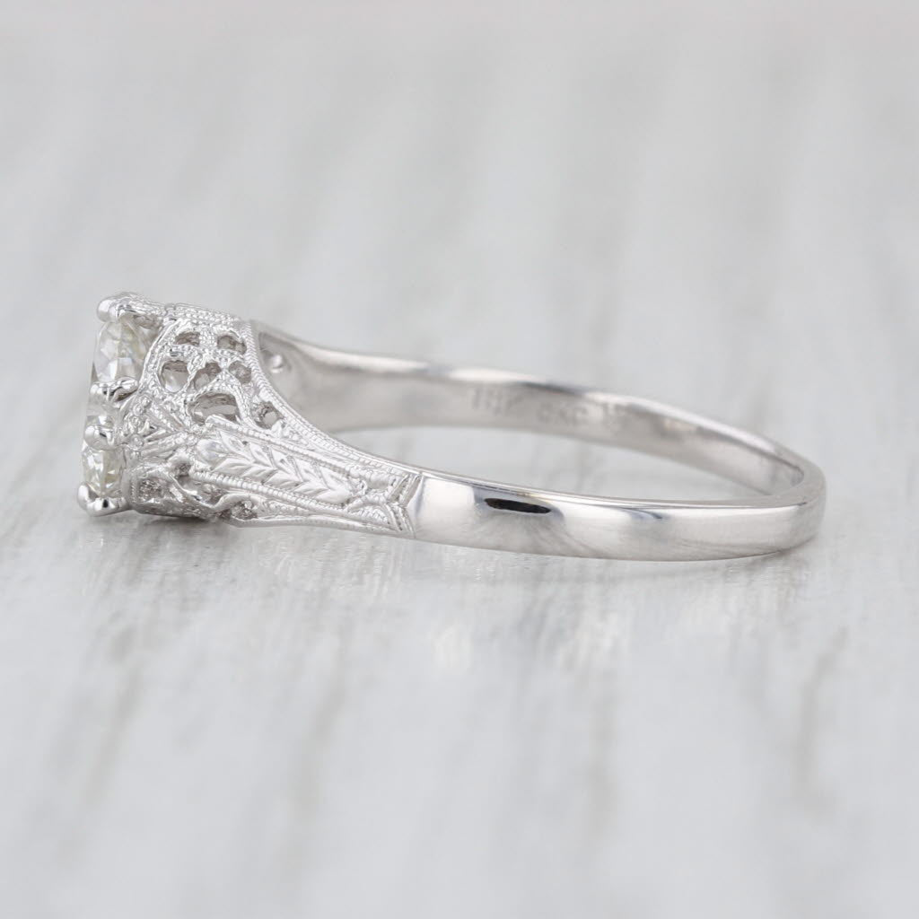 Beverley K 0.75ct Diamond Solitaire Engagement Ring 18k White Gold Size 6.75