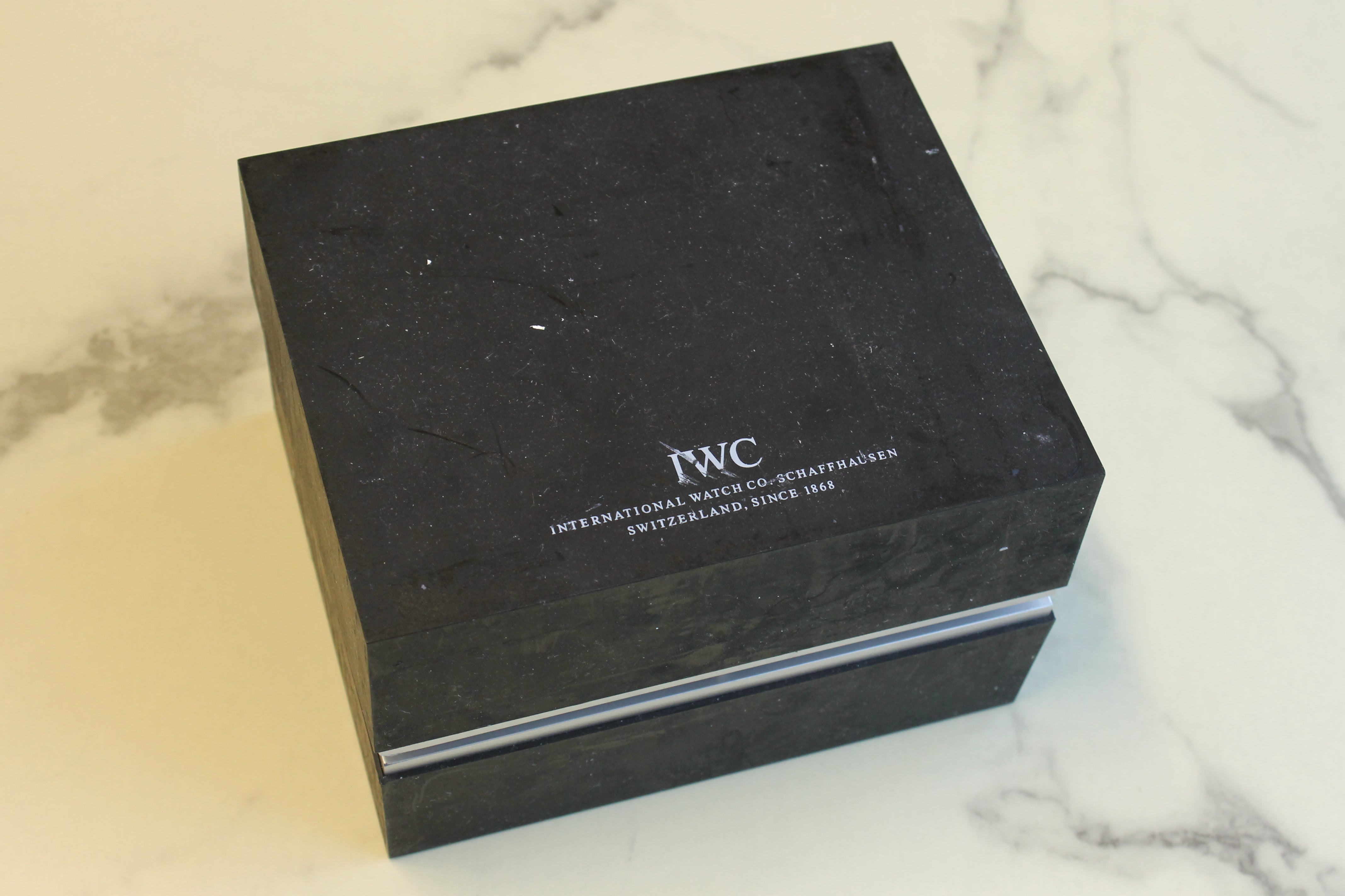 Dark Slate Gray IWC Mark XVII IW326501 Men 41mm Steel Automatic Watch Original Box Strap Service