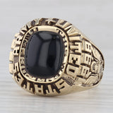 US Army Ring Onyx 10k Yellow Gold Size 11 United States Military Vintage
