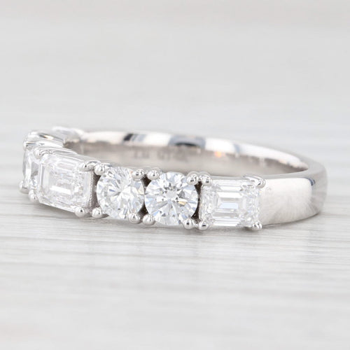 Light Gray New 1.59ctw Lab Grown Diamond Wedding Band 14k White Gold Stackable Ring Sz 6.5