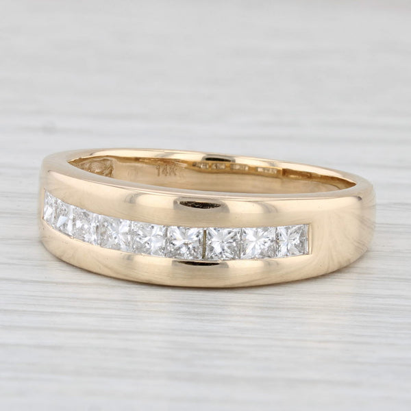 1.25ctw Diamond Men's Wedding Band 14k Yellow Gold Size 13 Ring