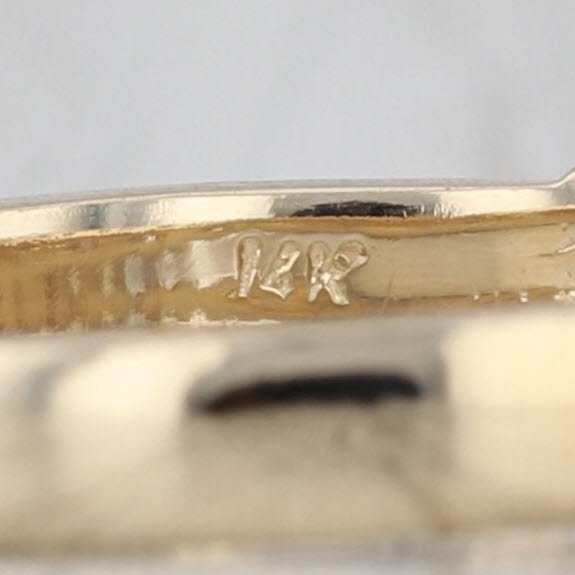0.30ctw Diamond Wedding Band 14k Yellow Gold Size 5.25 Stackable Ring