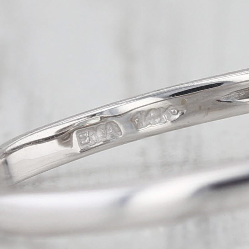 2.20ctw Praisilite Green Amethyst Diamond Halo Ring 14k White Gold Size 8.5