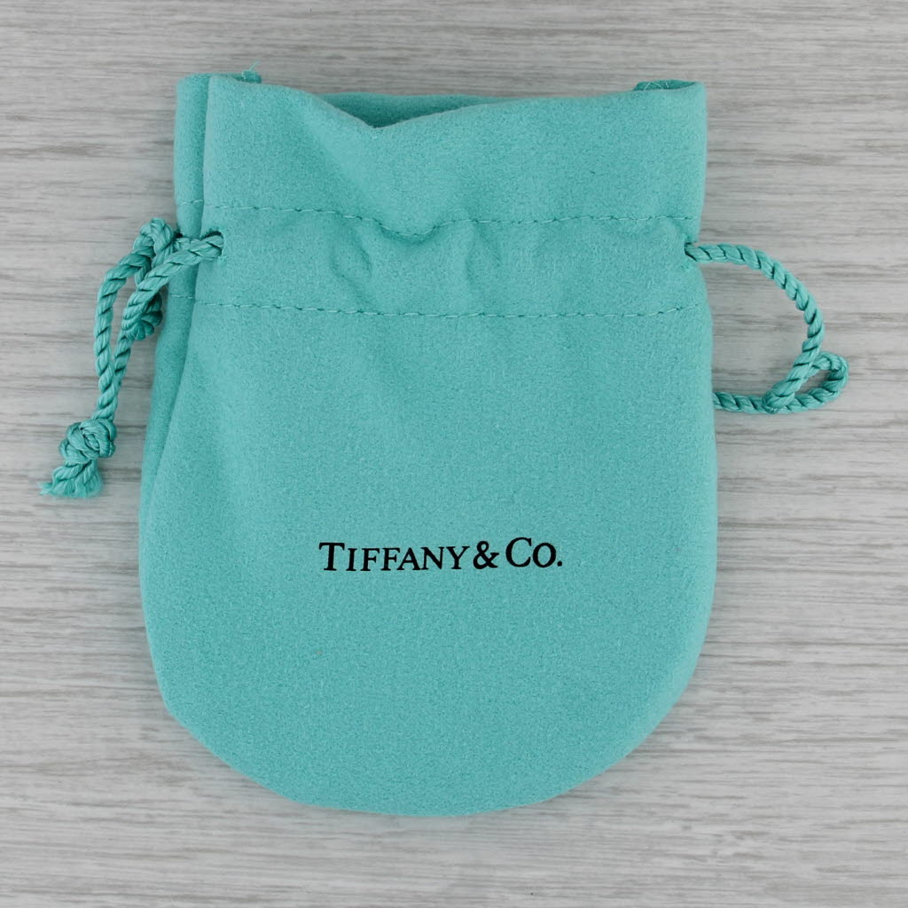 Tiffany & Co Infininity Knot 2-Chain Bracelet w/ Box Pouch Sterling Silver 6.75"