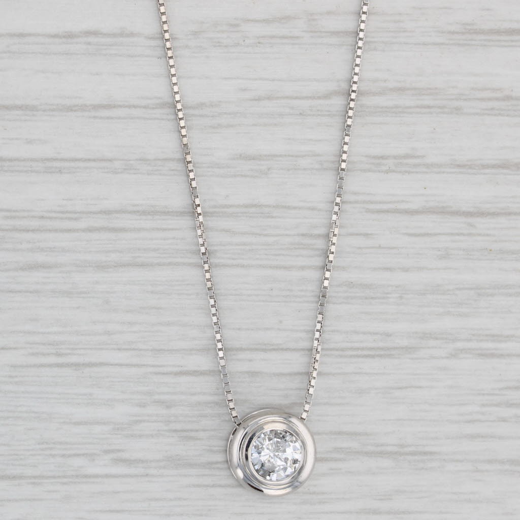 thumbnail image 2 of White Pearl Necklace With Diamond Halo - Gold Plated Bridal Jewelry With Extender Chain 2 of 9