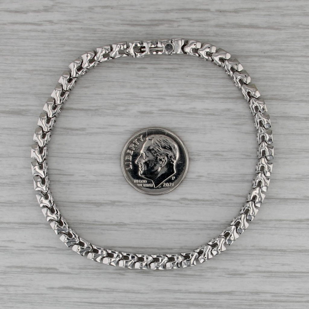 4.70ctw Diamond Tennis Bracelet Platinum 7" 5.2mm
