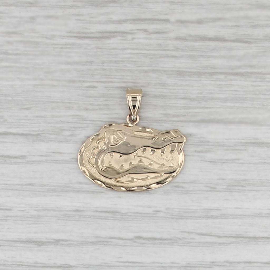 University of Florida Florida Gators Mascot Pendant 14k Yellow Gold