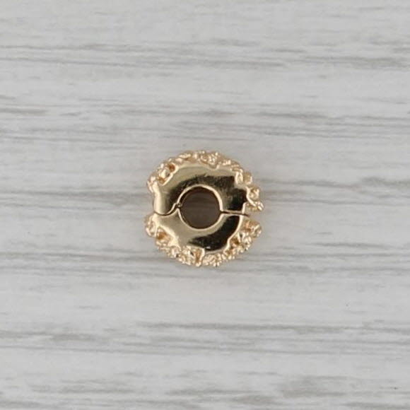 Pandora Golden Flower Daisy Clip Bead Charm 14k Gold 750507 Retired