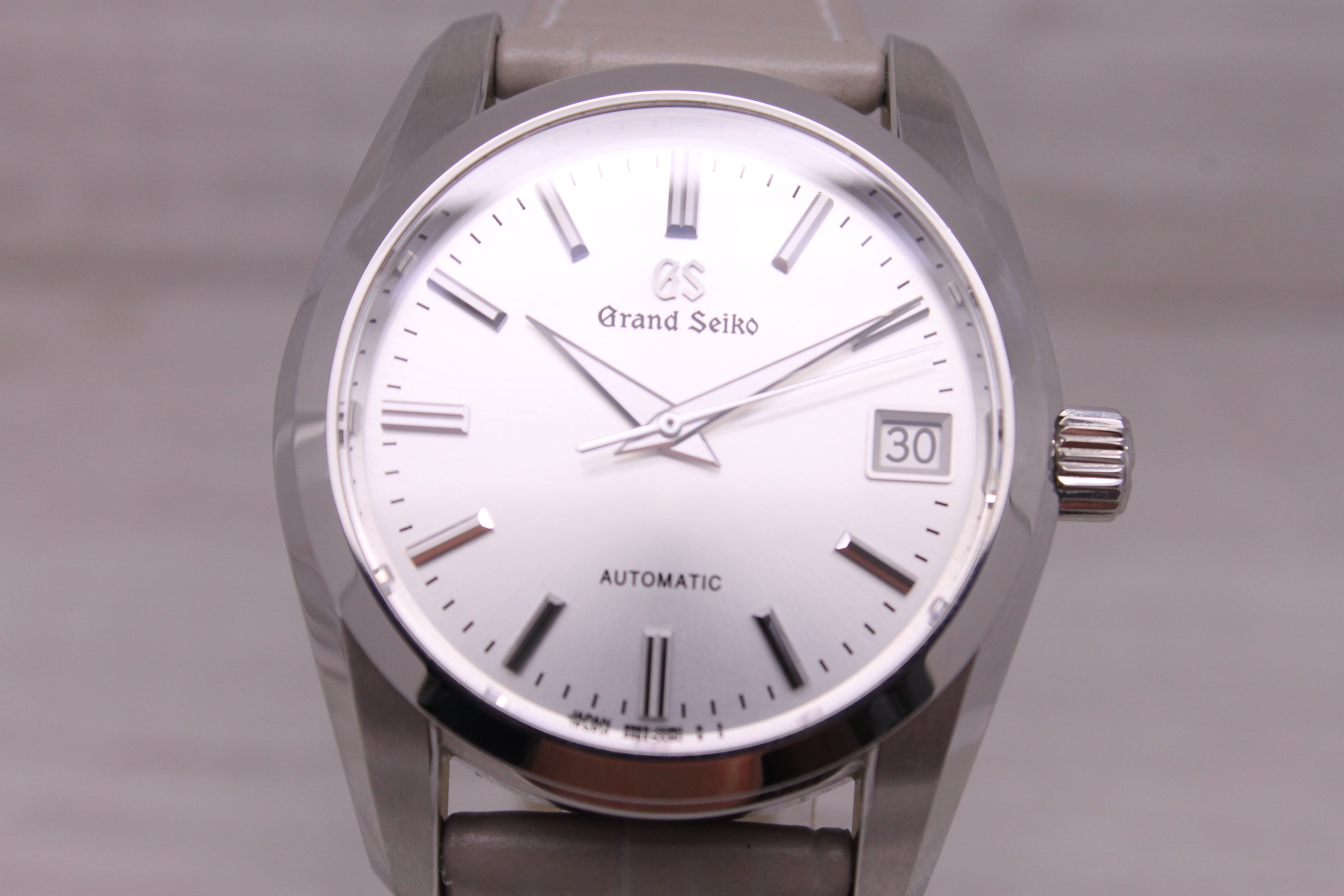 Light Slate Gray Grand Seiko SBGR251 Mens 37mm Stainless Steel Automatic Watch 9S65A w Box Papers