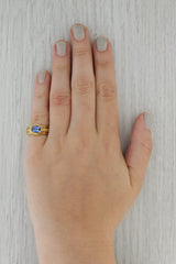 Dark Gray 1.50ct Oval Tanzanite Solitaire Ring 18k Yellow Gold Size 6 Fennell Lief