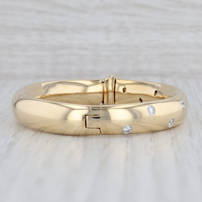 Tiffany & Co. Etoile Bangle in 18K Yellow Gold and Platinum