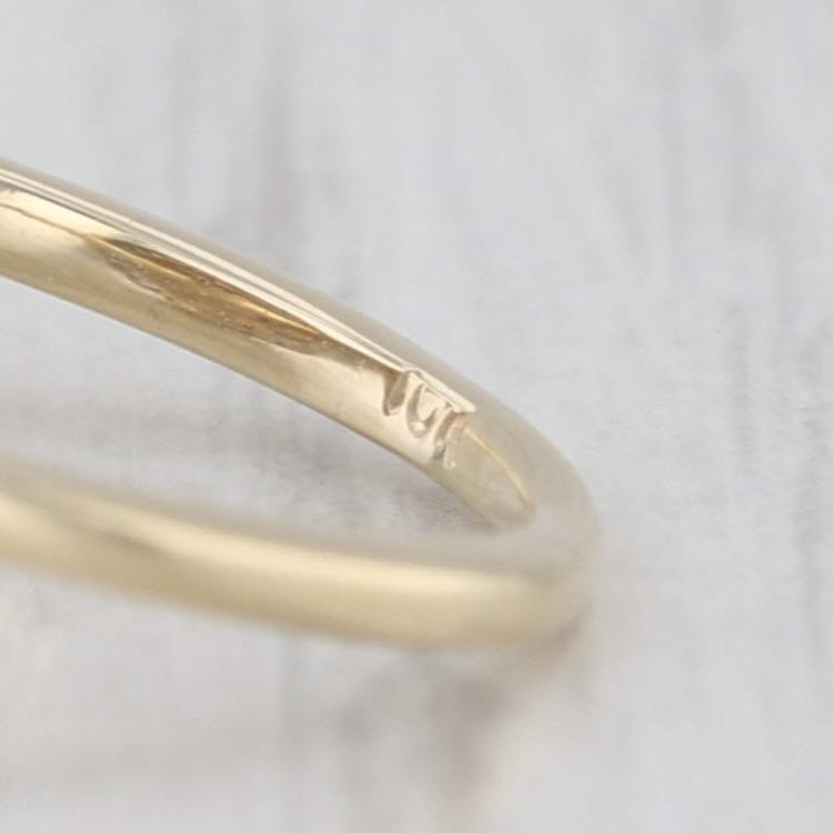 0.69ctw Diamond Cluster Halo Ring 10k Yellow Gold Size 4.75 Engagement