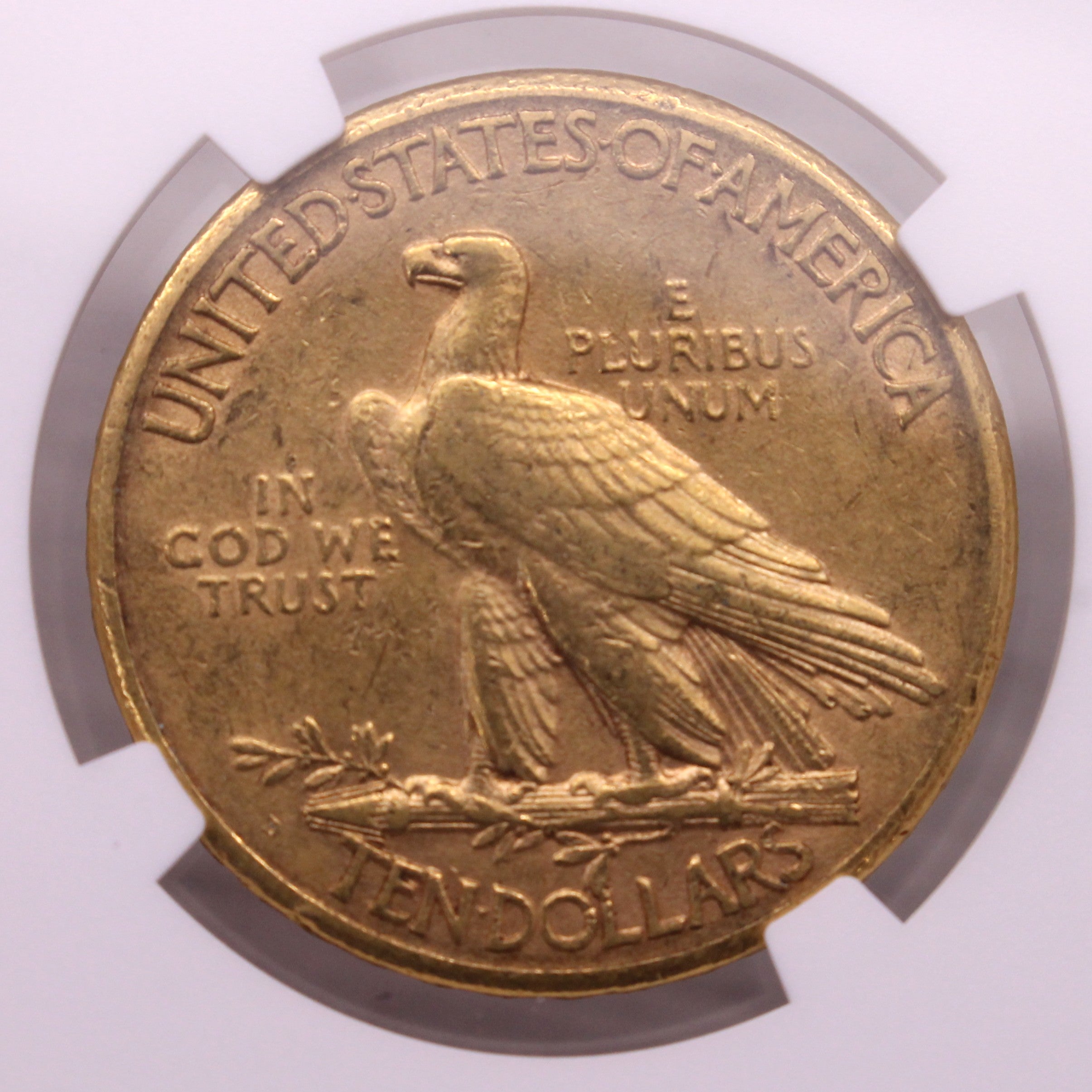 Sienna 1911 D $10 Indian Head US Gold Coin NGC AU55 Rare Key Date