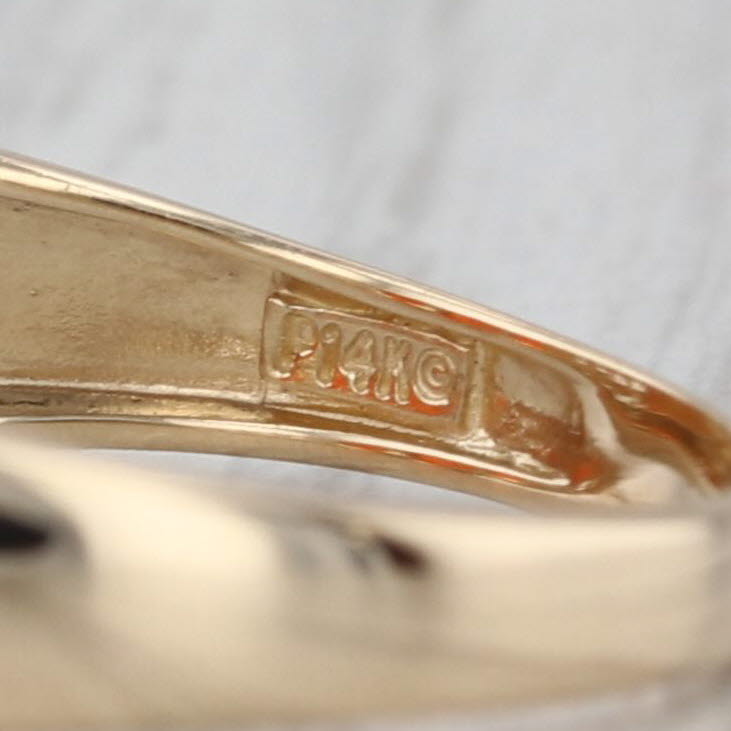 1.06ctw Mexican Fire Opal 3-Stone Ring 14k Yellow Gold Size 9