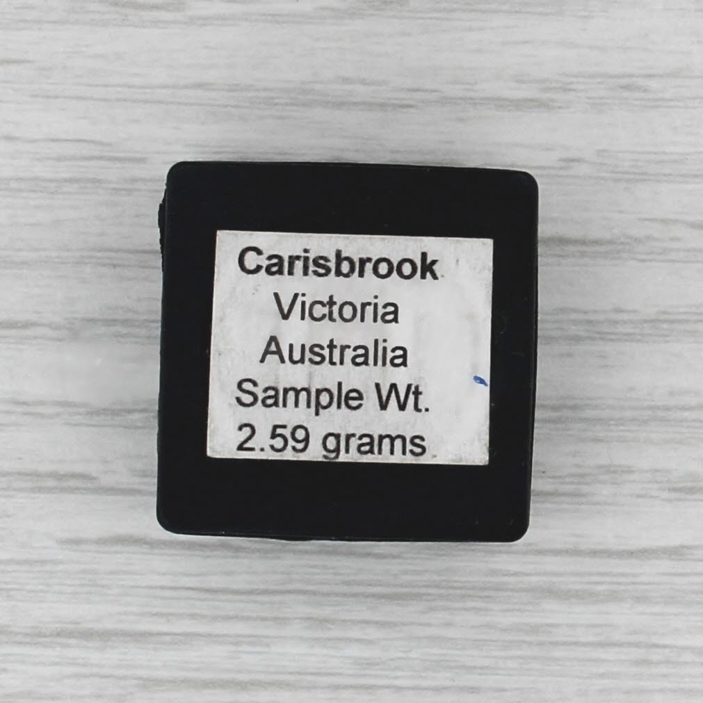 23k Gold Nugget in Box 2.59 grams Carribrrok Victoria Australia