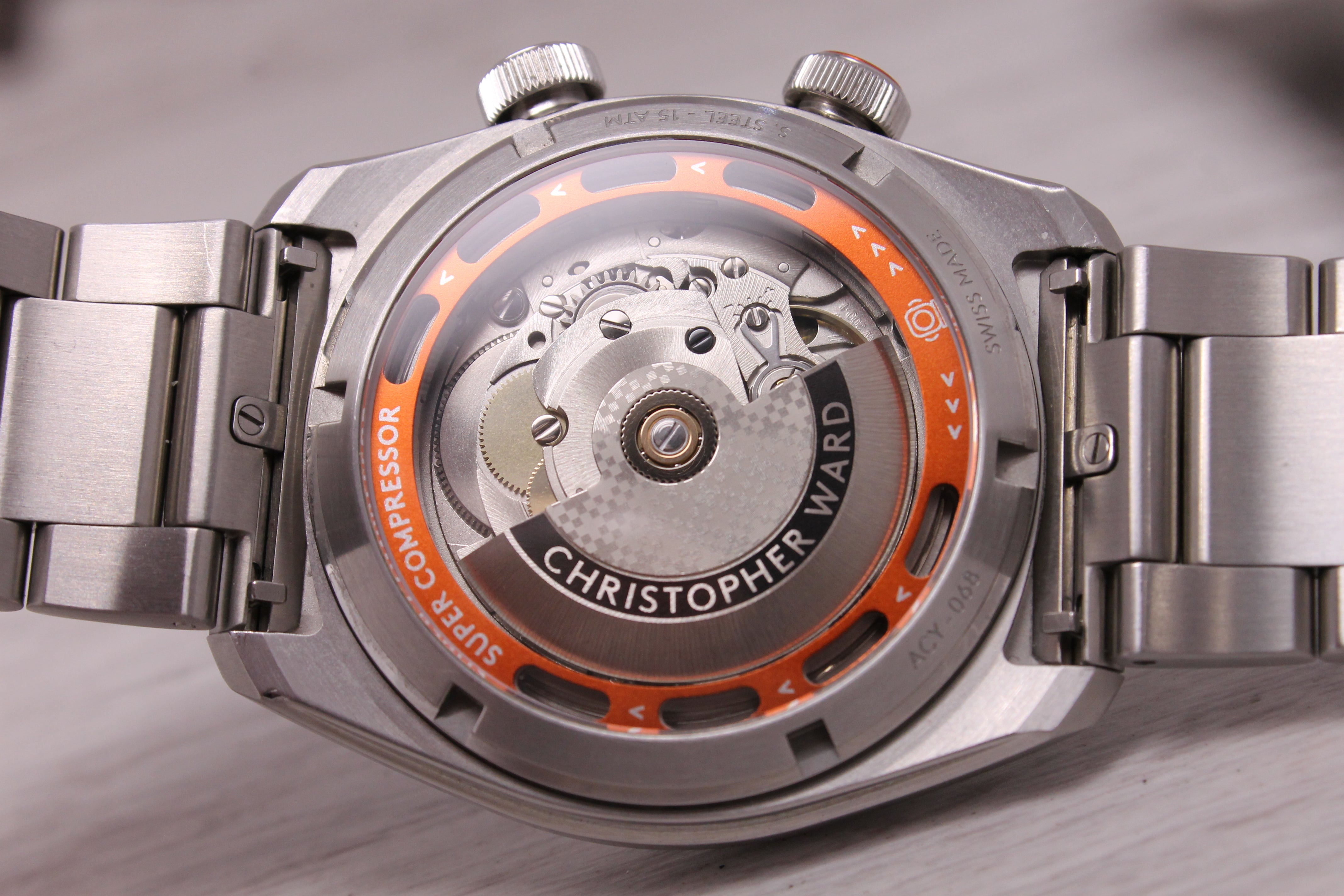 Christopher Ward C65 41mm Stainless Steel Automatic Super Compressor Watch