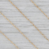 Diamond Flower Pendant 14k White Yellow Gold 19.5" Wheat Chain