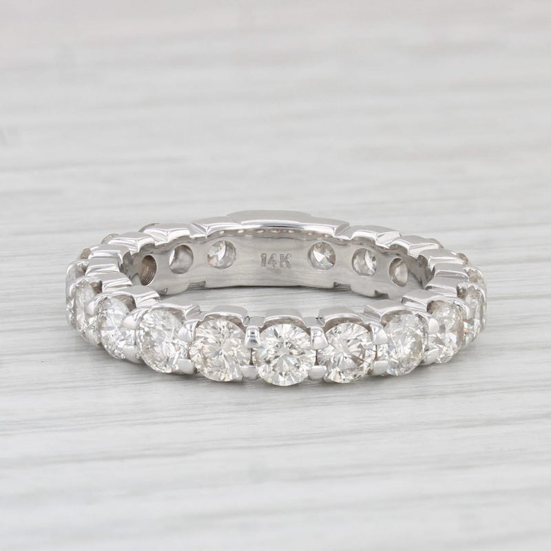 3ctw Diamond Eternity Band 14k White Gold Stackable Anniversary Wedding Ring
