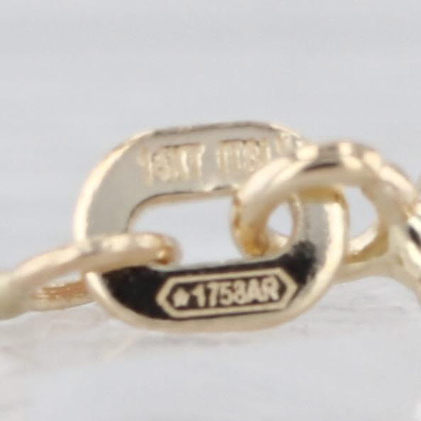 Small Heart Pendant Necklace 14k Yellow Gold 18" Box Chain