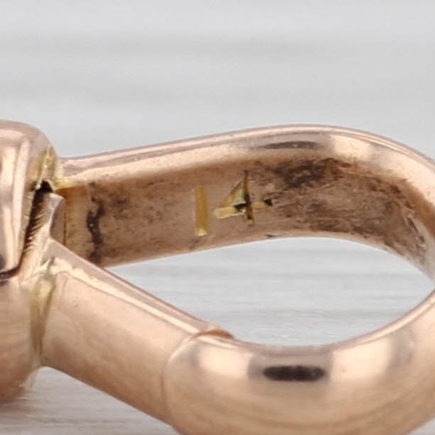 Antique Yellow Gold Spring Hook Clasp 14k Findings Jewelry Making Repair Swivels