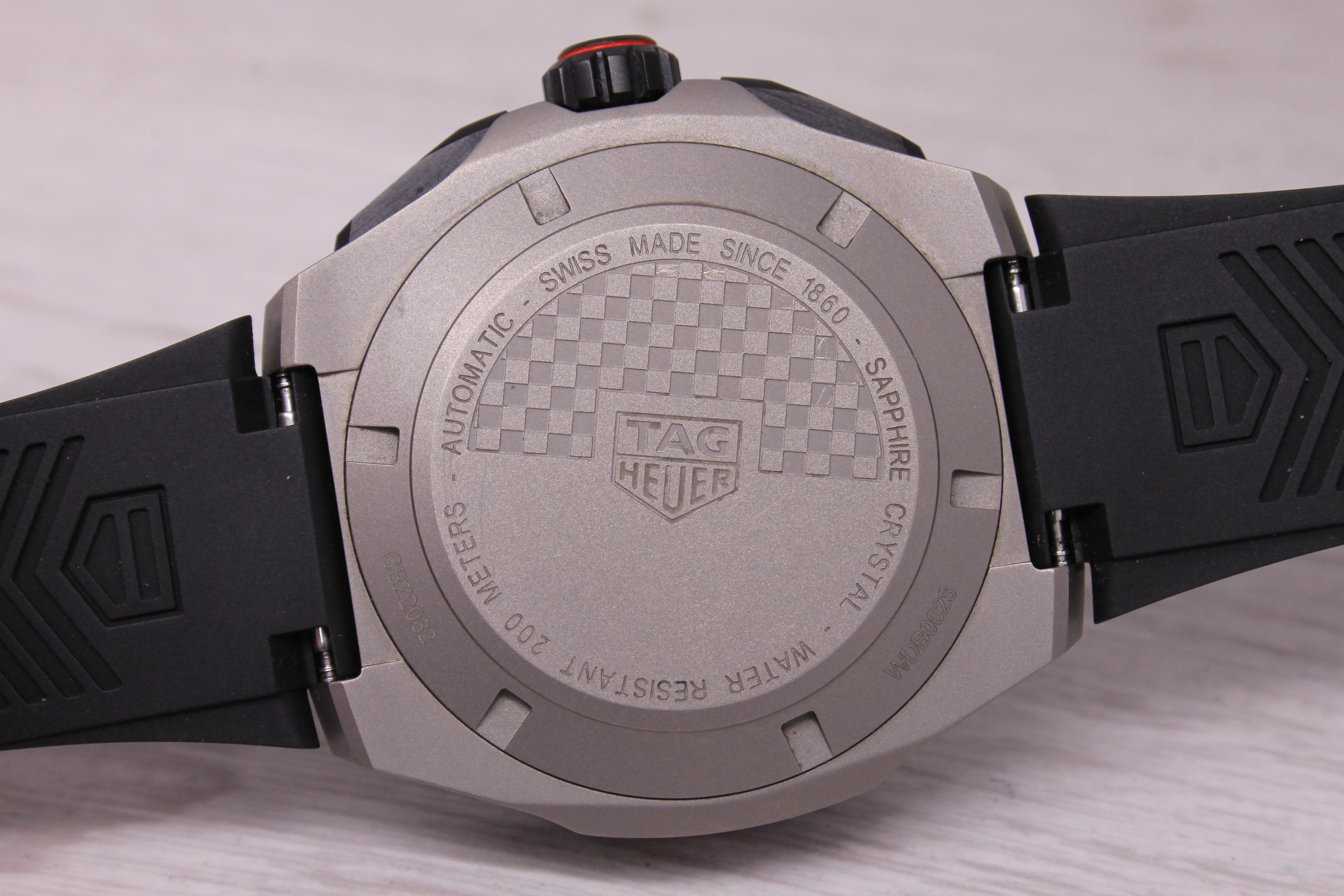 Tag Heuer Formula 1 Titanium 44mm Automatic Chronograph Watch Box Card CBZ2082