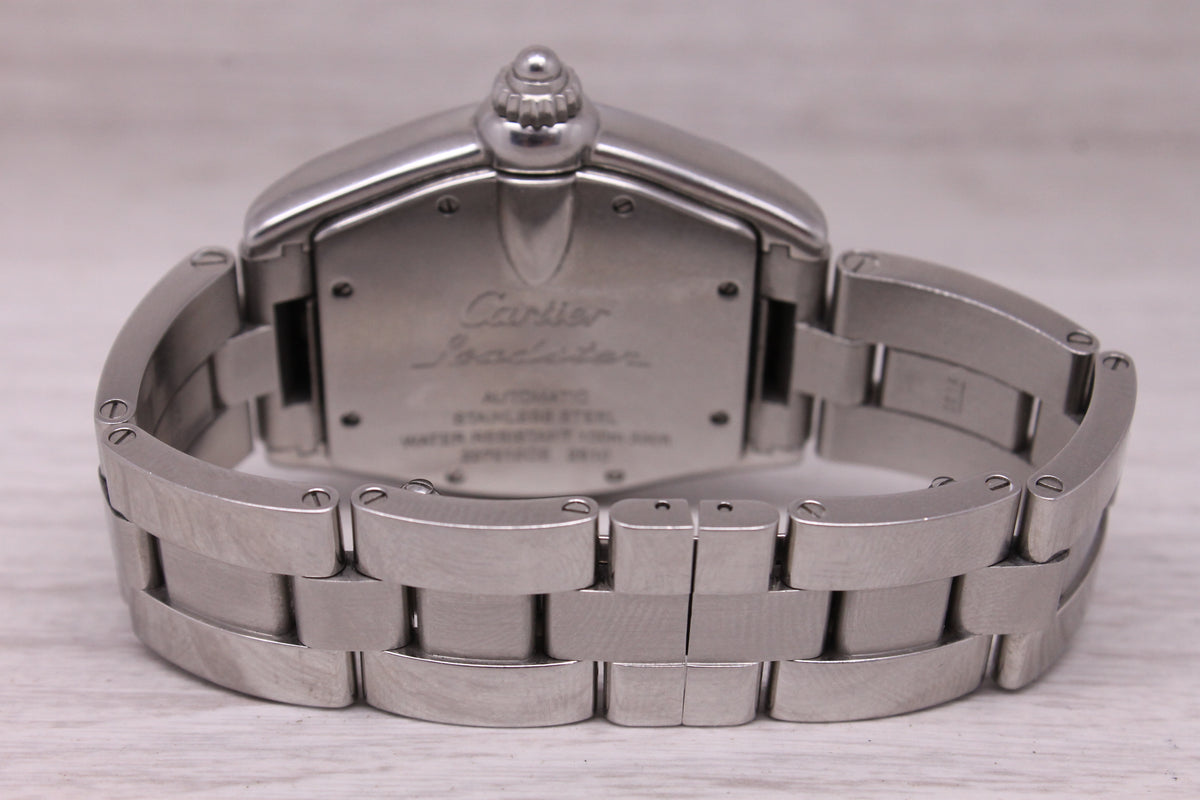 Cartier Roadster ref.2510 37mm Stainelss Steel Automatic Watch Roman Dial
