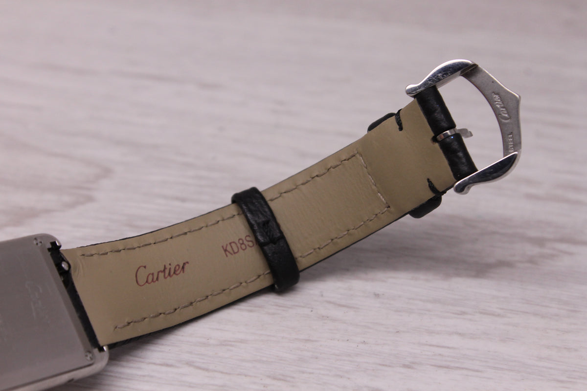 Cartier Tank Must Small 22mm Steel Quartz Watch WSTA0110 Box Card Strap 3/25