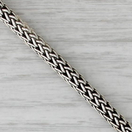 John Hardy Palu ID Bracelet Sterling Silver 1/3 18k Gold 6.5"