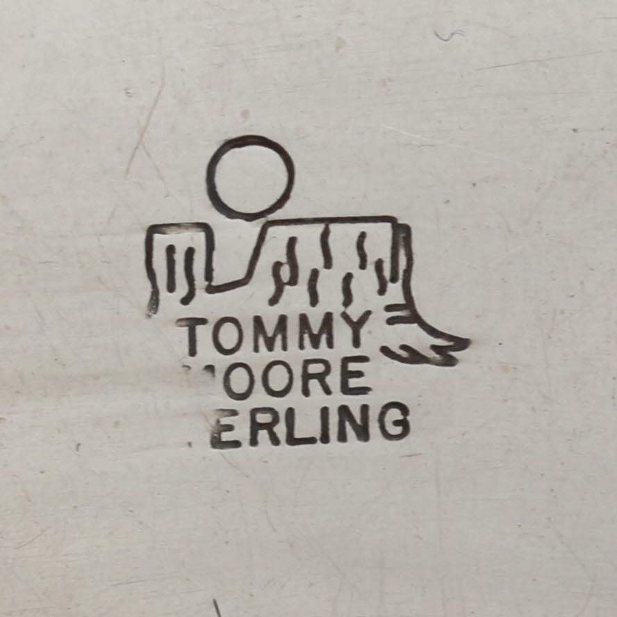 Tommy Moore Amethyst Cuff Bracelet Sterling Silver 6.25" Navajo Native American