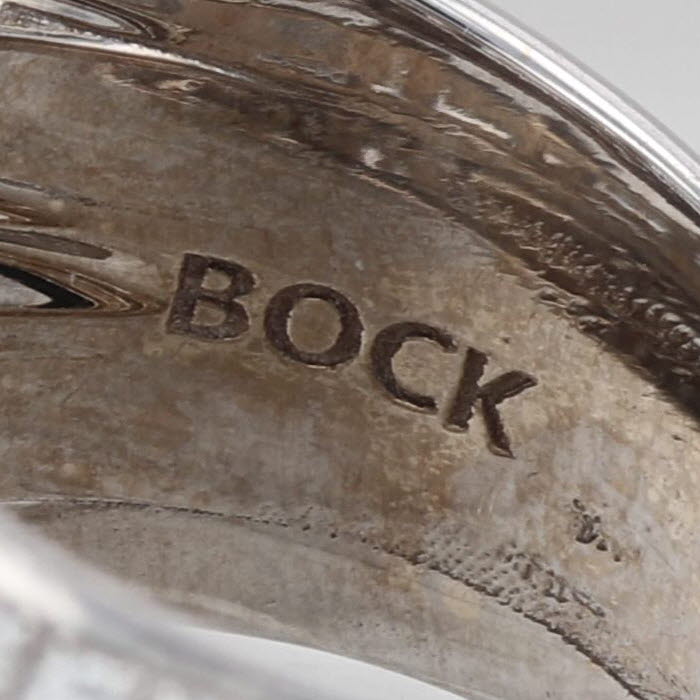 3.80ctw Stacked Multiband Ring 18k White Gold Size 6 Bock Cocktail Anniversary
