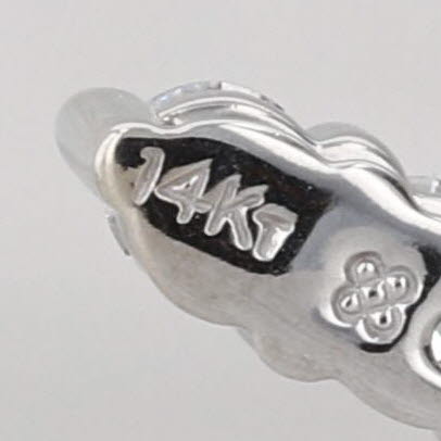 0.81ctw Diamond Cross Pendant 14k White Gold 18.75" Box Chain
