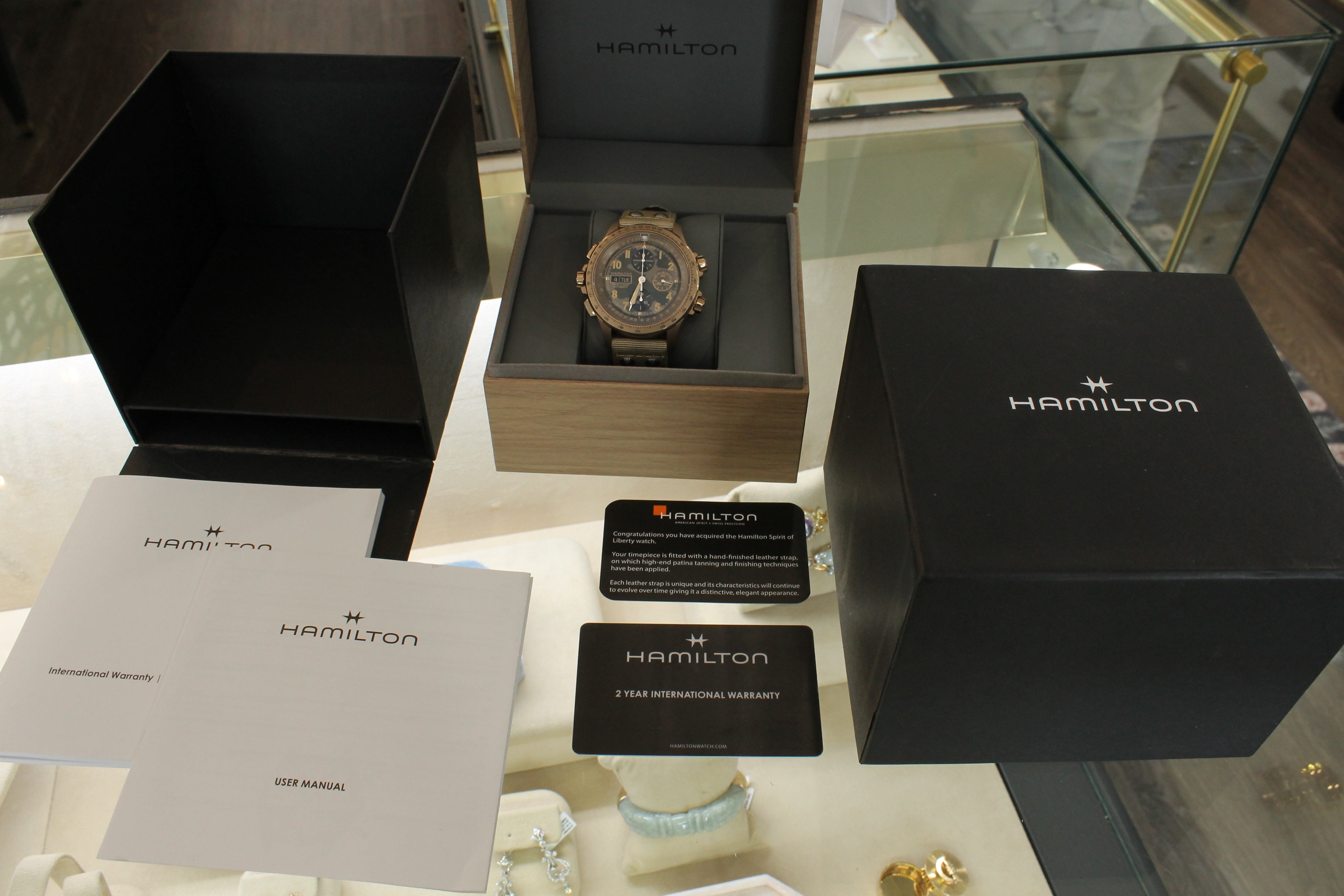 Hamilton Khaki X-Wind 46mm Steel Automatic Chrono Watch Swiss Day Date H77916920