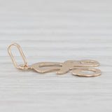 Letter Initial A Pendant 14k Yellow Gold Charm