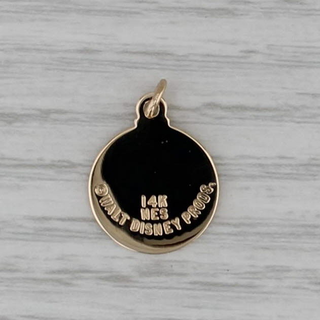 Disneyland 30 Year Anniversary Castle Pendant 14k Gold Souvenir Charm Rare