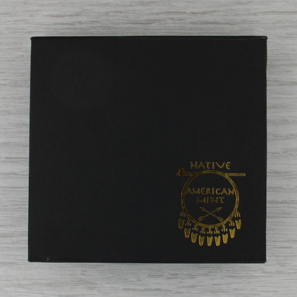 Native American Mint Egyptian Pyramids Limestone Coin 1 Dollar 2024 Fine Silver