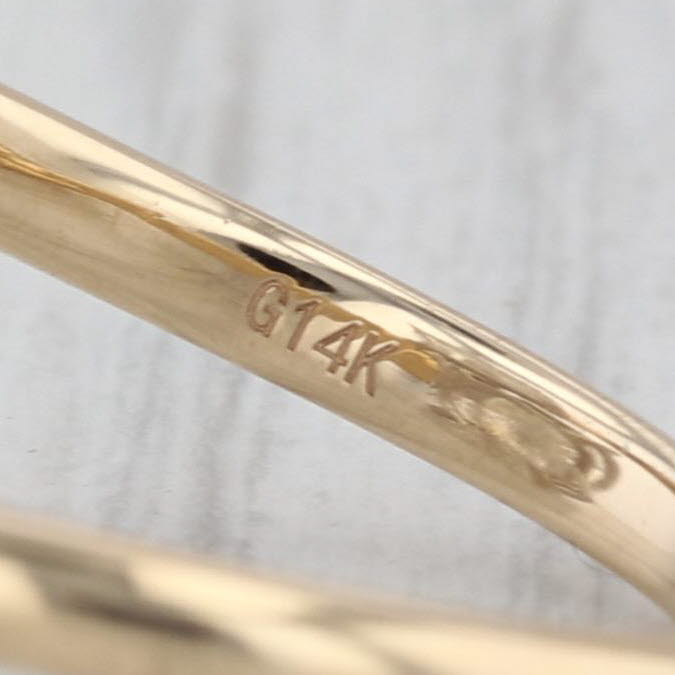 New 5.22ctw Lab Grown Diamond Ring Oval Emerald Cut Bypass 14k Gold IGI G VS2