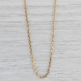18.5" 1.4mm Cable Chain Necklace 14k Yellow Gold Lobster Clasp