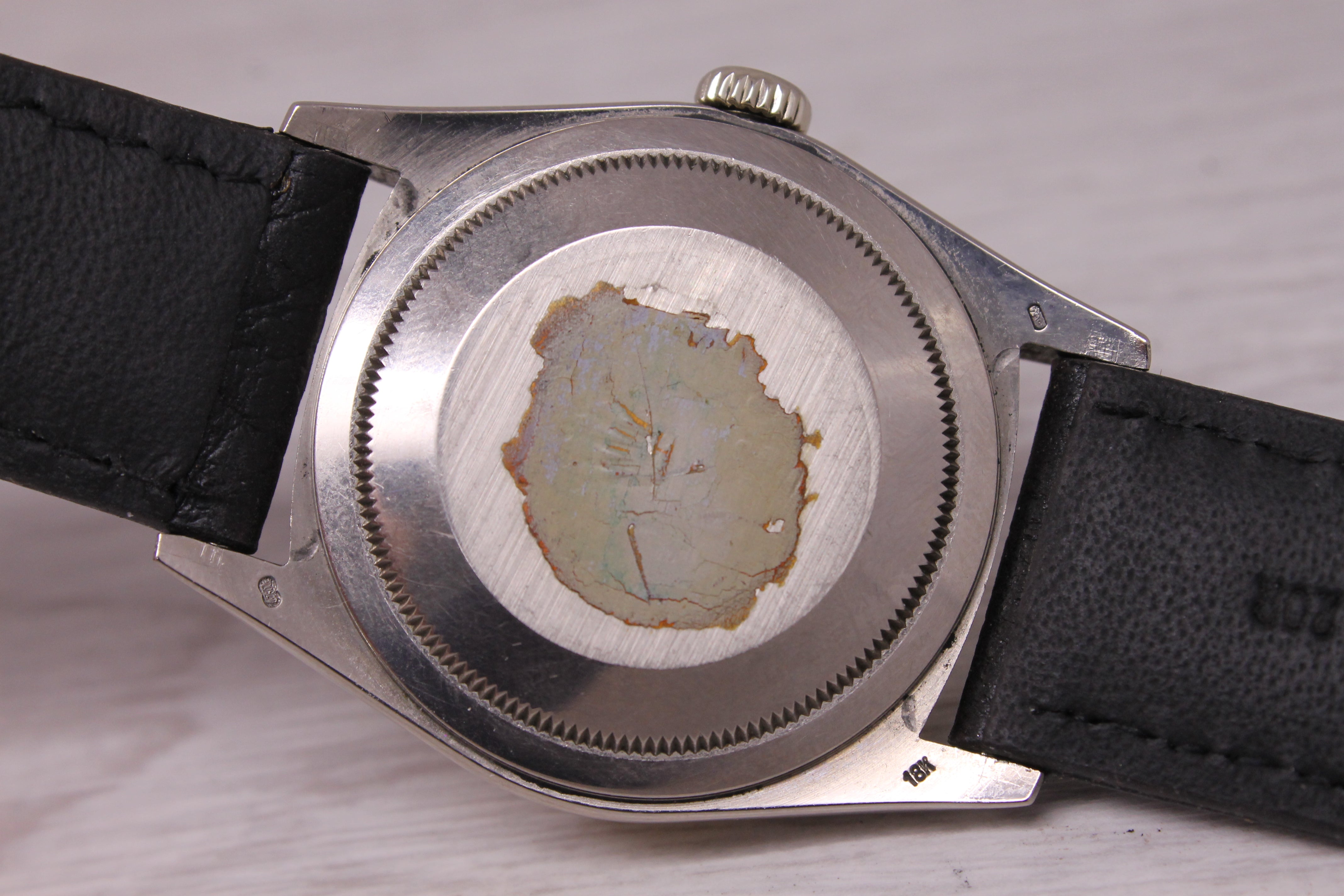 Vintage 1990 Rolex Day Date Tridor 18239B 18k Gold Automatic Watch w Bracelet