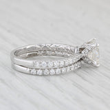 Jaffe 2.48ctw Princess Lab Grown Diamond Engagement Wedding Ring 14k Gold IGI