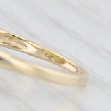 1.96ctw Peridot 3-Stone Ring 14k Yellow Gold Size 7.75 Diamond Accent