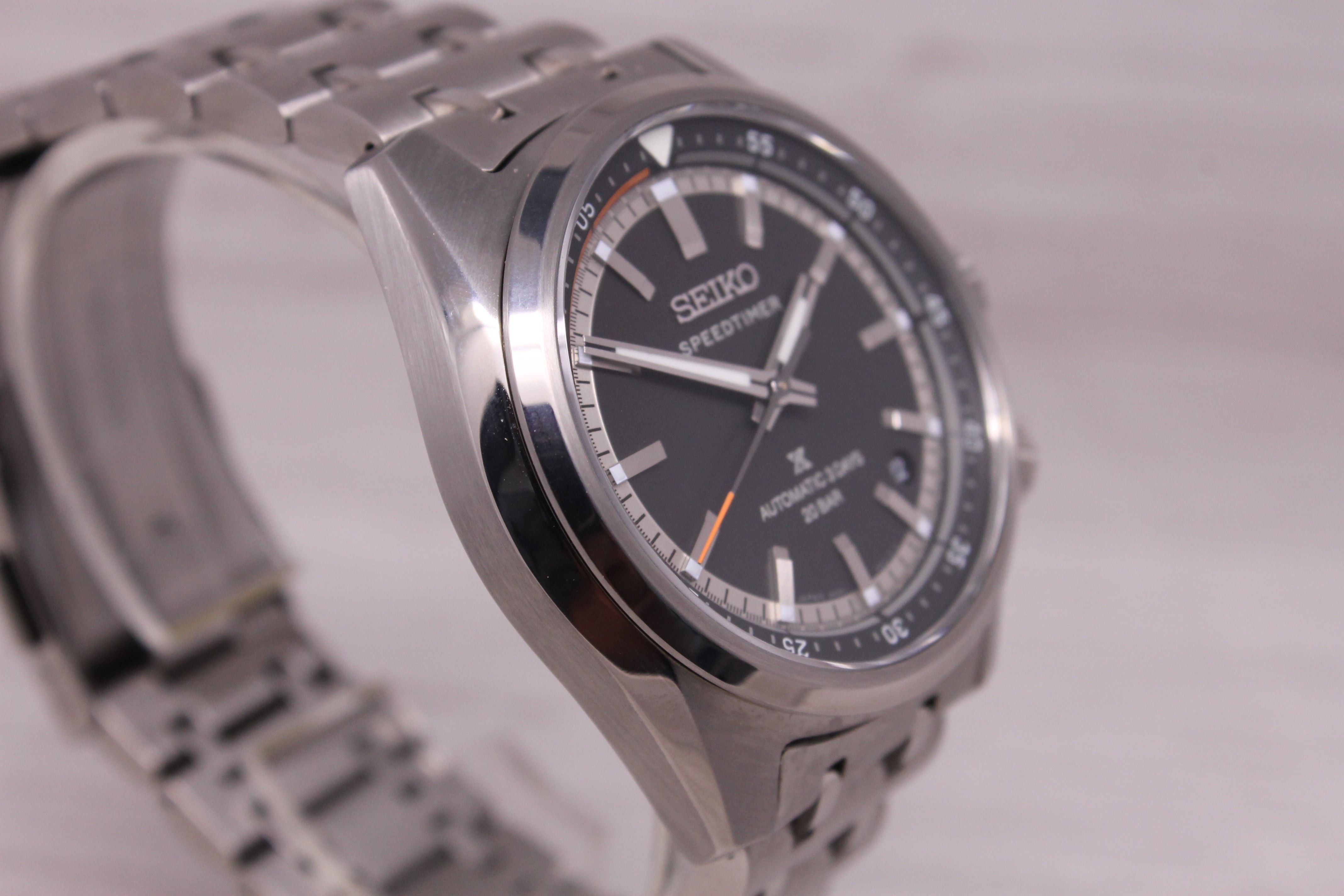 Seiko Prospex Speedtimer SPB515 Automatic 3 Days 39.5mm Steel Watch w/ Box Card