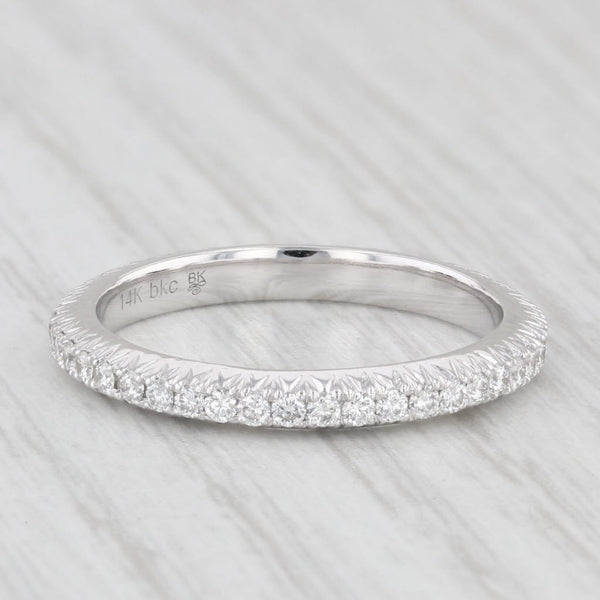 New Diamond Eternity Band 18k Gold Size 6.5 Wedding Stackable Ring Beverley K