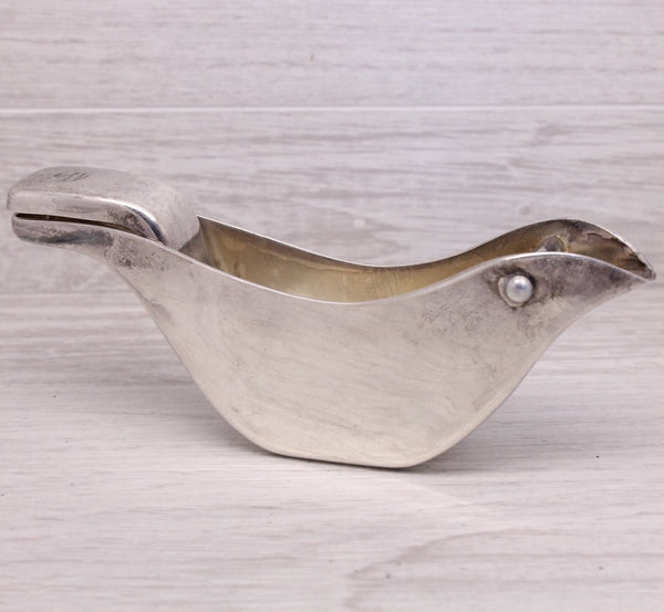 Gray Vintage Christofle France Silver Plated Bird Shaped Lemon Citrus Squeezer