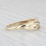 0.10ctw Diamond Ring 10k Yellow Gold Size 7 Wedding Band Stackable