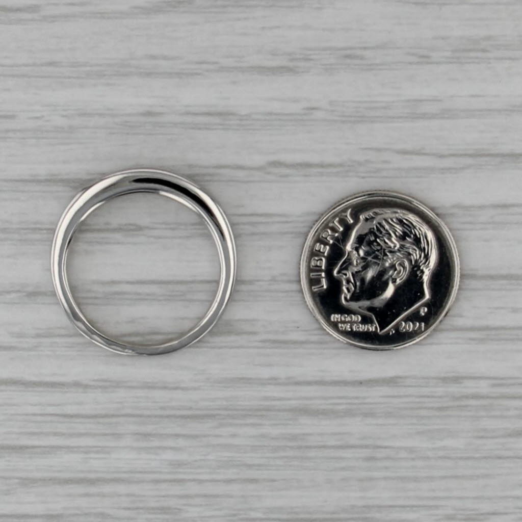 0.50ctw VS2 Channel Set Princess Wedding Band 950 Platinum Size 6-6.25 Ring