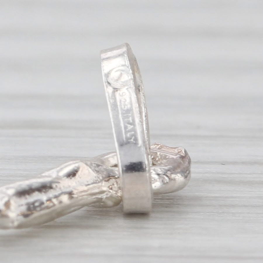 Sterling Silver Tennis Racket Racquet Charm Pendant