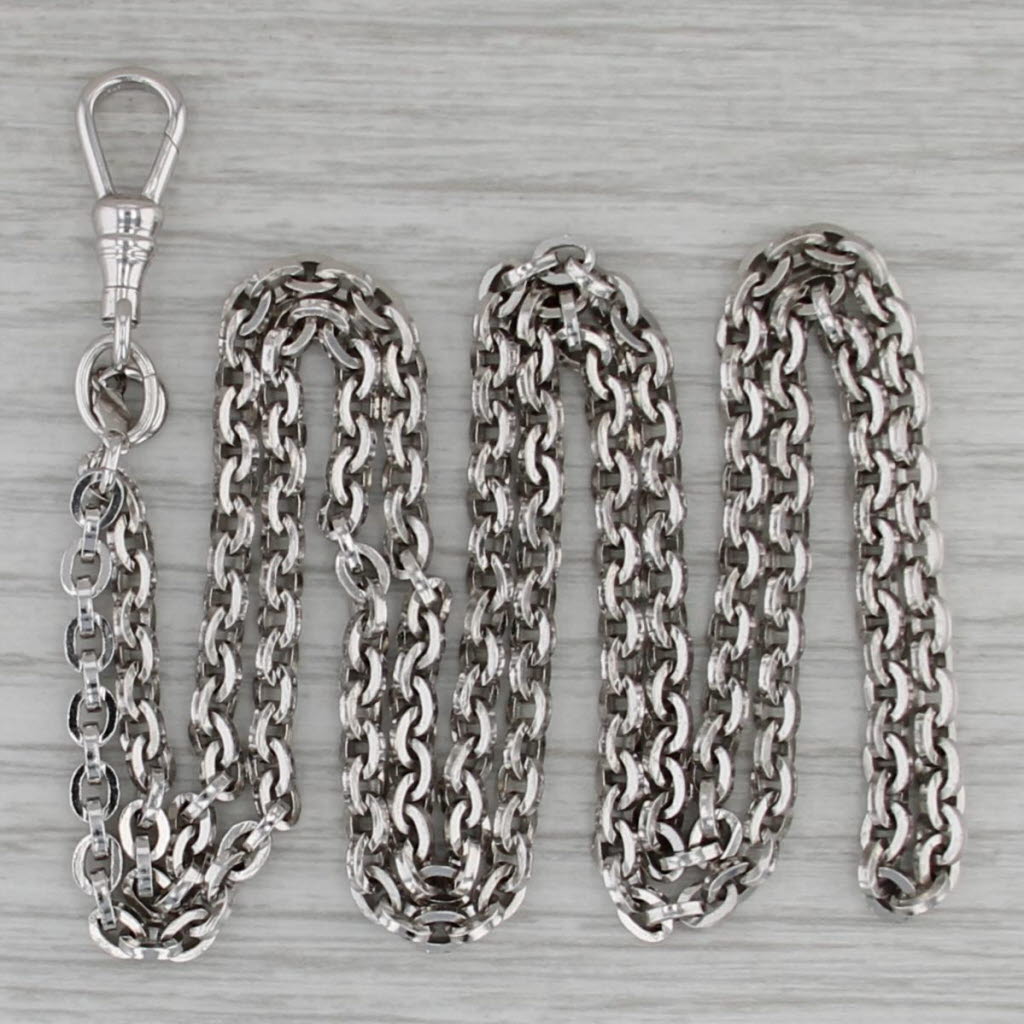 Cable Chain Watch Chain Necklace 27" 36mm